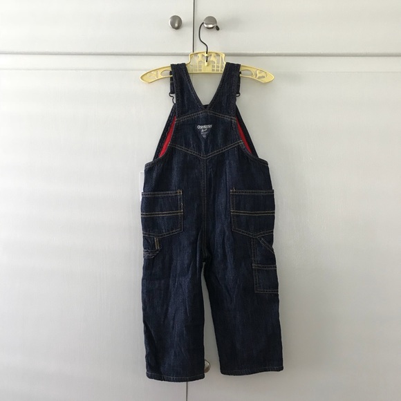 NWT - OshKosh B’gosh Toddler Fleece Lined Overalls - Picture 2 of 5